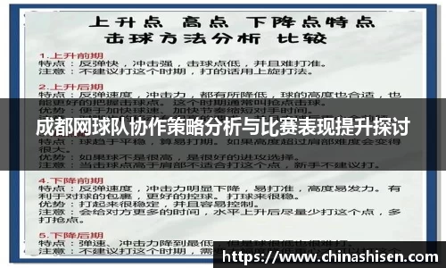 成都网球队协作策略分析与比赛表现提升探讨
